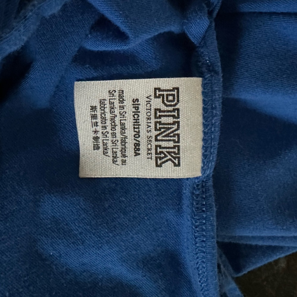 PINK Victoria's Secret Blue Short Sleeve Tee - Picture 5 of 7
